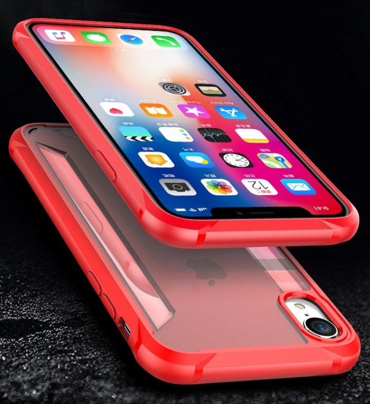 For iPhone XS Max PC + TPU Shockproof Protective Case
