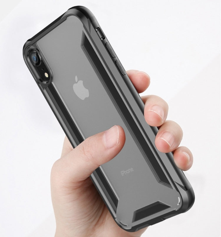 For iPhone XS Max PC + TPU Shockproof Protective Case