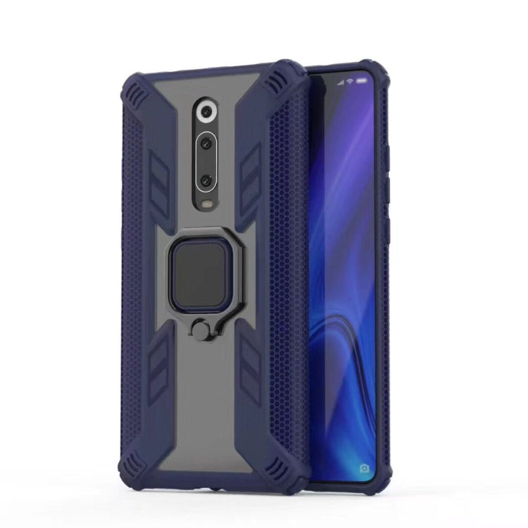 Iron Warrior Shockproof PC + TPU Protective Case with Magnetic Ring Holder for Xiaomi Redmi K20 / 9T