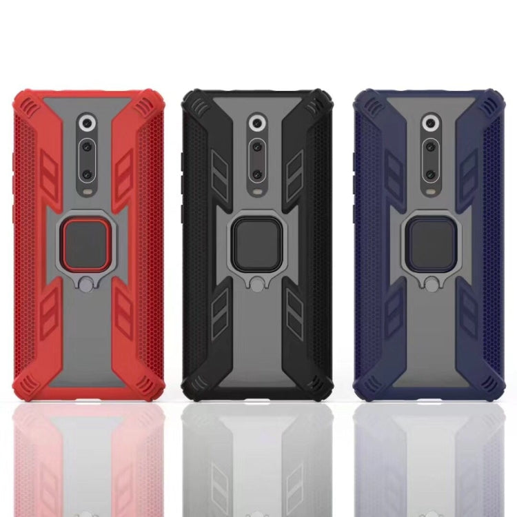 Iron Warrior Shockproof PC + TPU Protective Case with Magnetic Ring Holder for Xiaomi Redmi K20 / 9T