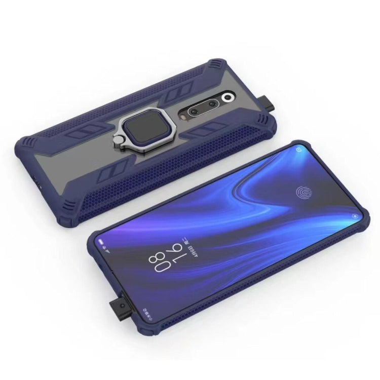 Iron Warrior Shockproof PC + TPU Protective Case with Magnetic Ring Holder for Xiaomi Redmi K20 Pro / 9T Pro