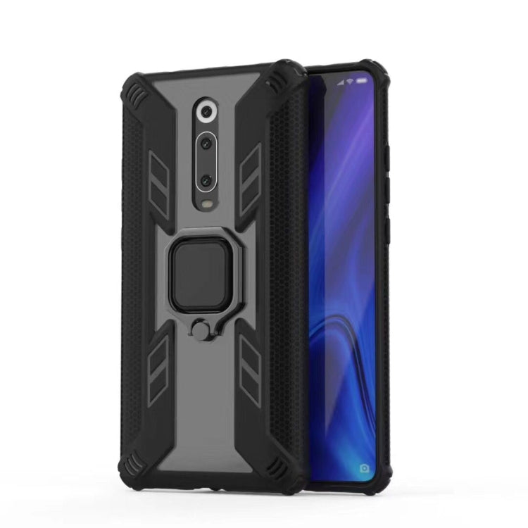 Iron Warrior Shockproof PC + TPU Protective Case with Magnetic Ring Holder for Xiaomi Redmi K20 Pro / 9T Pro
