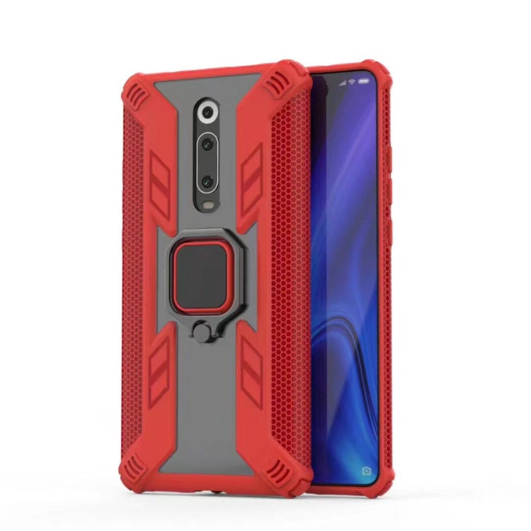 Iron Warrior Shockproof PC + TPU Protective Case with Magnetic Ring Holder for Xiaomi Redmi K20 Pro / 9T Pro