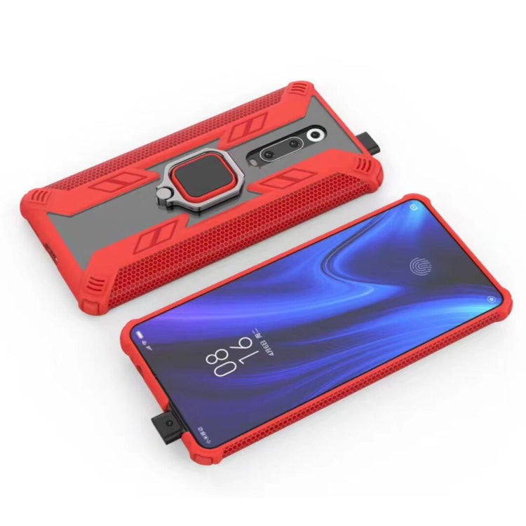 Iron Warrior Shockproof PC + TPU Protective Case with Magnetic Ring Holder for Xiaomi Redmi K20 Pro / 9T Pro