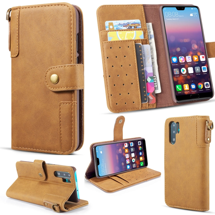 Vintage Cowhide Sling Texture Horizontal Flip Leather Case with Card Slots & Wallet & Holder for Galaxy Note 10+