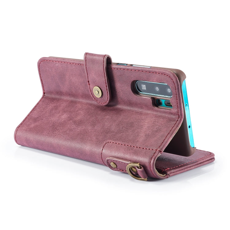 Vintage Cowhide Sling Texture Horizontal Flip Leather Case with Card Slots & Wallet & Holder for Galaxy Note 10+