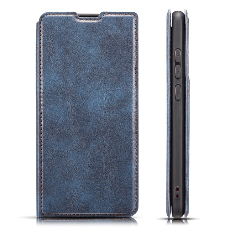 Retro Simple Ultra-thin Magnetic Leather Case with Holder & Card Slots & Lanyard for Huawei Nova 5 / Nova 5 Pro