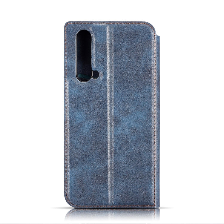 Retro Simple Ultra-thin Magnetic Leather Case with Holder & Card Slots & Lanyard for Huawei Nova 5 / Nova 5 Pro