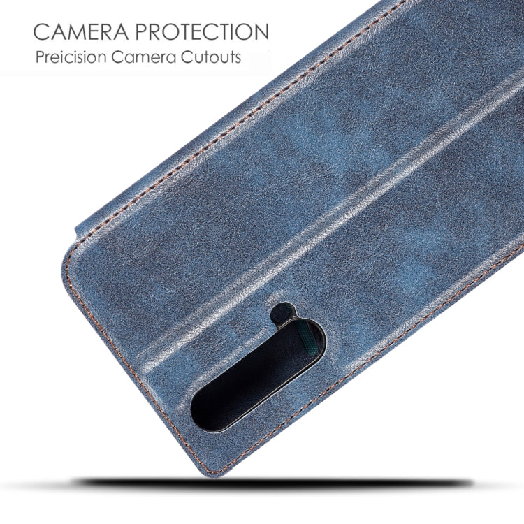 Retro Simple Ultra-thin Magnetic Leather Case with Holder & Card Slots & Lanyard for Huawei Nova 5 / Nova 5 Pro