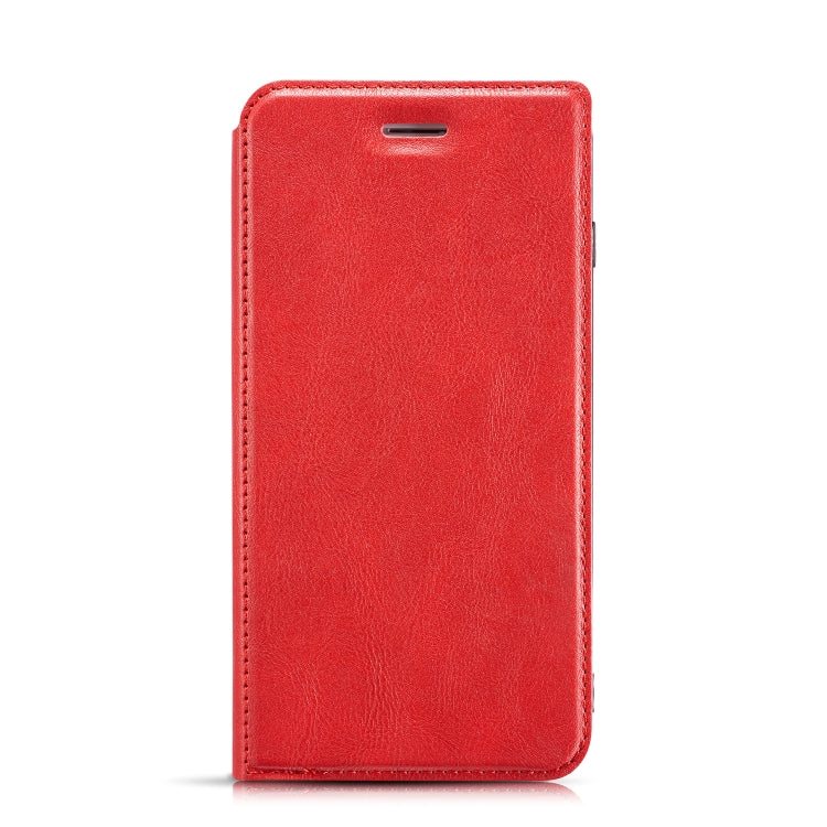 Retro Simple Ultra-thin Magnetic Leather Case with Holder & Card Slots & Lanyard for iPhone 11 Pro