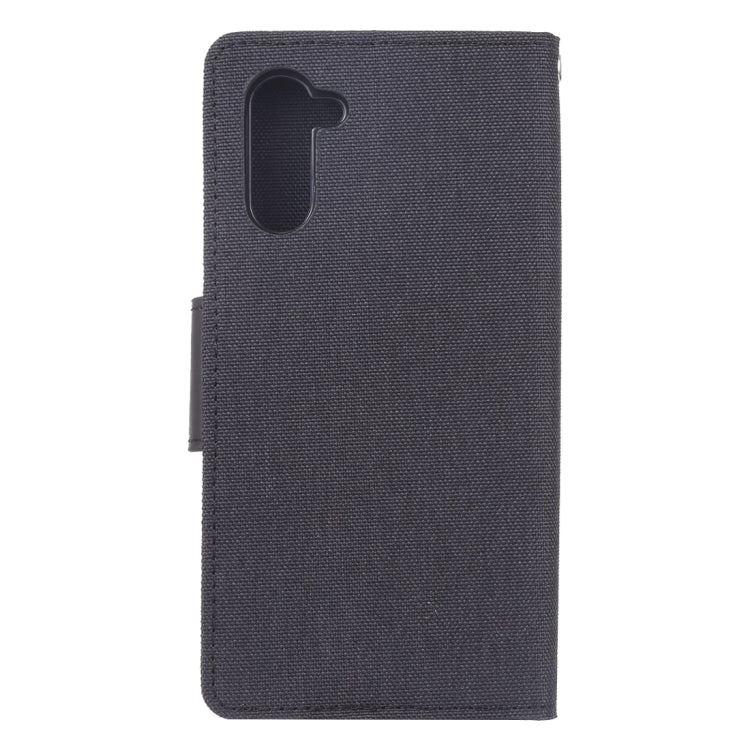 GOOSPERY CANVAS DIARY Horizontal Flip PU Leather Case with Card Slots & Wallet & Holder for Galaxy Note 10