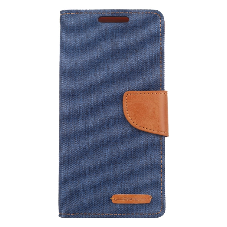 GOOSPERY CANVAS DIARY Horizontal Flip PU Leather Case with Card Slots & Wallet & Holder for Galaxy Note 10