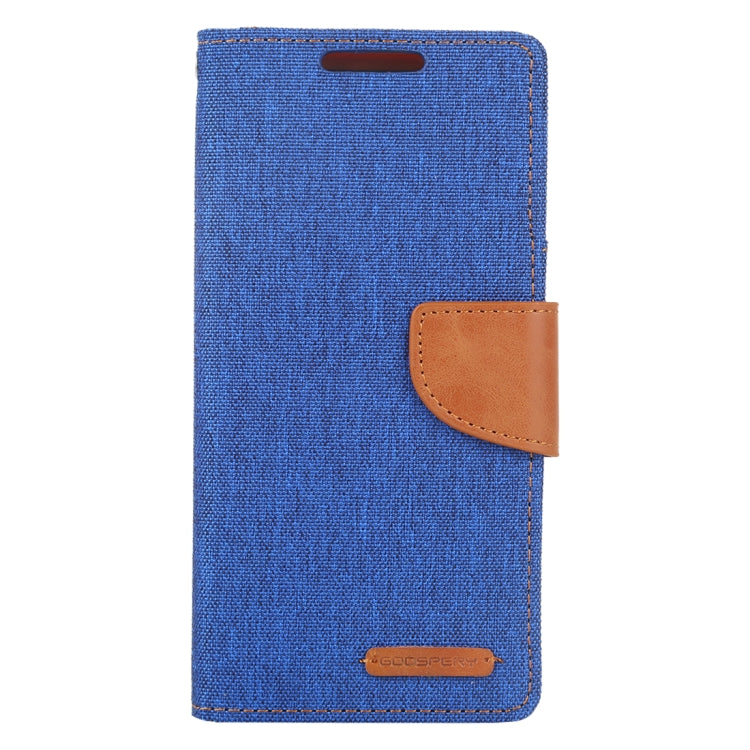 GOOSPERY CANVAS DIARY Horizontal Flip PU Leather Case with Card Slots & Wallet & Holder for Galaxy Note 10