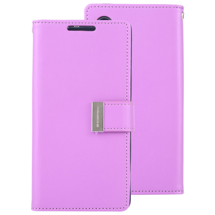 GOOSPERY RICH DIARY  PU + TPU Crazy Horse Texture Horizontal Flip Leather Case with Card Slots & Wallet for Galaxy Note 10