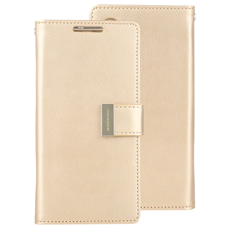 GOOSPERY RICH DIARY  PU + TPU Crazy Horse Texture Horizontal Flip Leather Case with Card Slots & Wallet for Galaxy Note 10