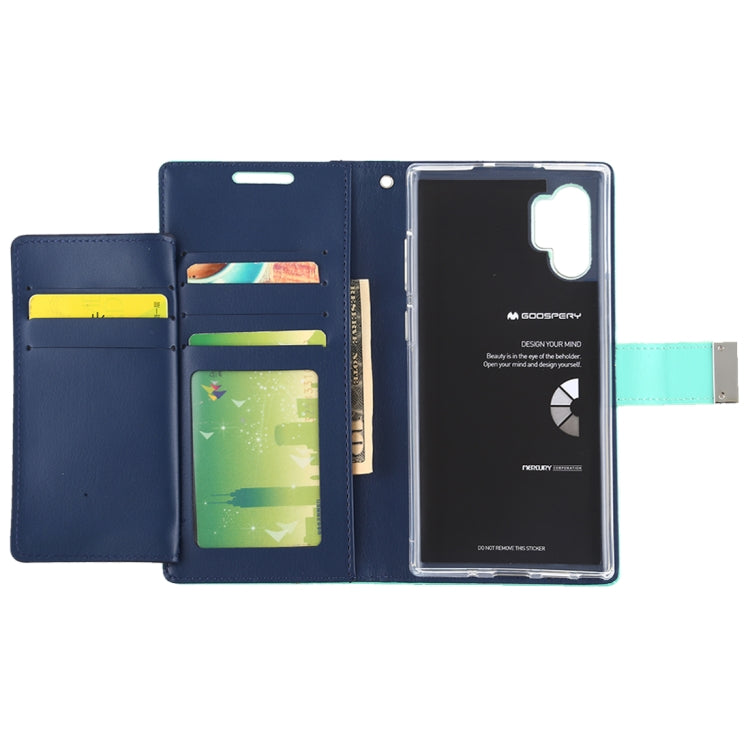 GOOSPERY RICH DIARY  PU + TPU Crazy Horse Texture Horizontal Flip Leather Case with Card Slots & Wallet for Galaxy Note 10+