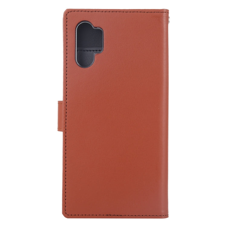 GOOSPERY RICH DIARY  PU + TPU Crazy Horse Texture Horizontal Flip Leather Case with Card Slots & Wallet for Galaxy Note 10+