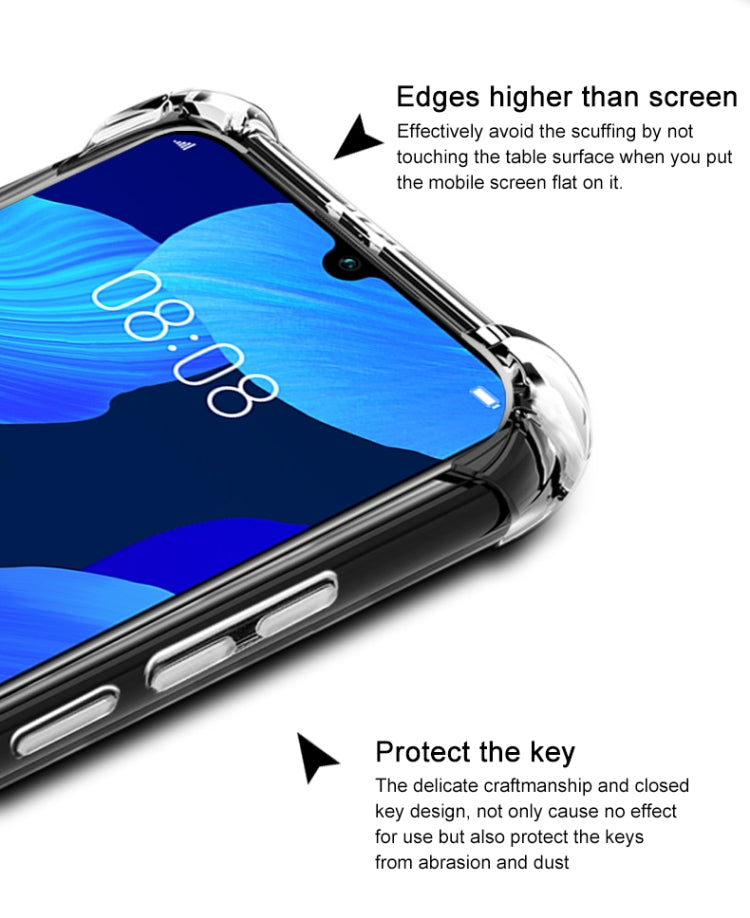 IMAK All-inclusive Shockproof Airbag TPU Case with Screen Protector For Huawei Nova 5 & Nova 5 Pro