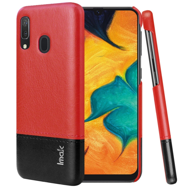 IMAK Ruiyi Series Concise Slim PU + PC Protective Case For Galaxy A20 & A30