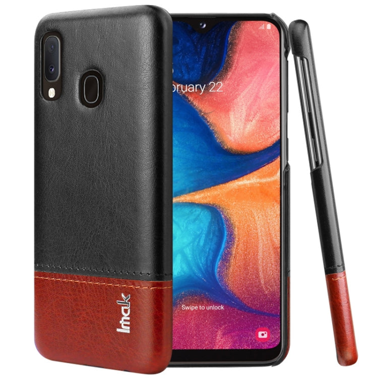 IMAK Ruiyi Series Concise Slim PU + PC Protective Case For Galaxy A20e