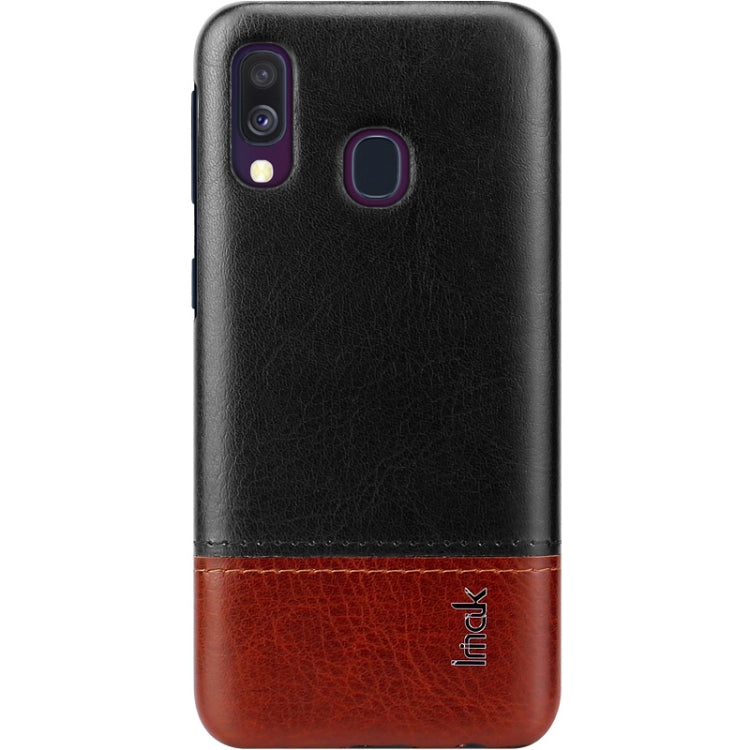 IMAK Ruiyi Series Concise Slim PU + PC Protective Case For Galaxy A40