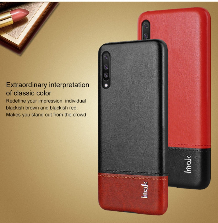 IMAK Ruiyi Series Concise Slim PU + PC Protective Case For Galaxy A50