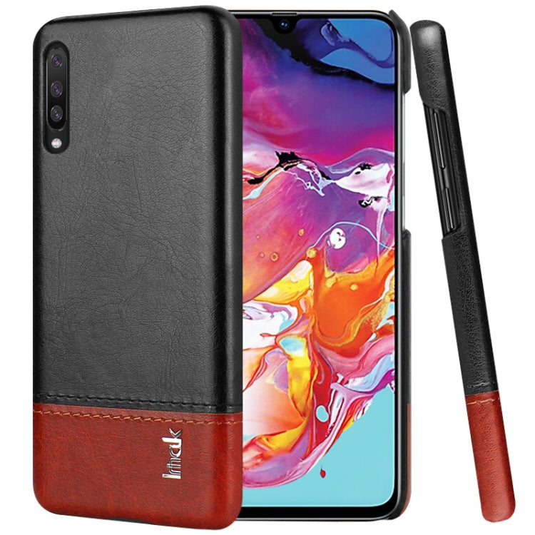 IMAK Ruiyi Series Concise Slim PU + PC Protective Case For Galaxy A70