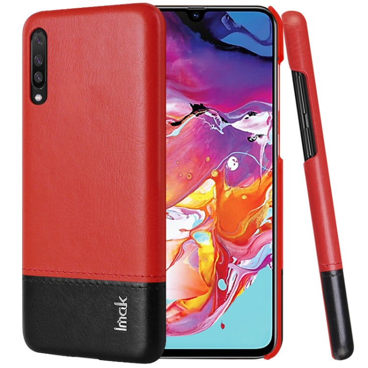 IMAK Ruiyi Series Concise Slim PU + PC Protective Case For Galaxy A70