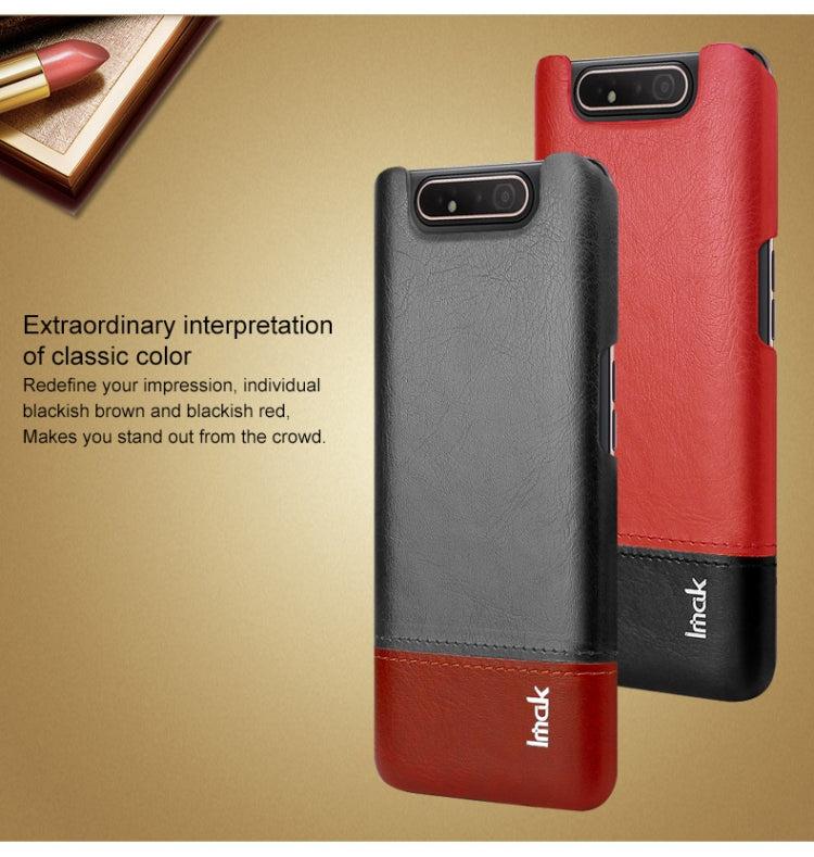 IMAK Ruiyi Series Concise Slim PU + PC Protective Case For Galaxy A80