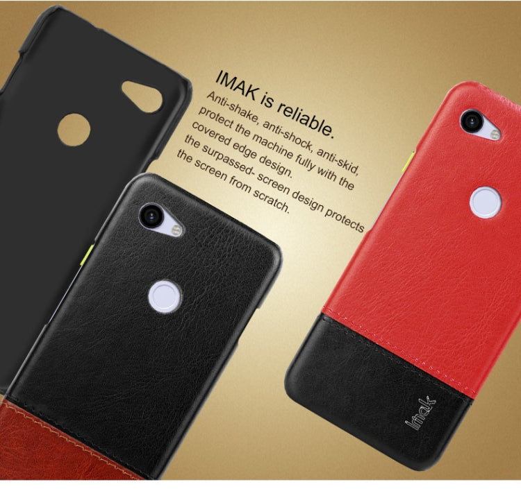 IMAK Ruiyi Series Concise Slim PU + PC Protective Case For Google Pixel 3a