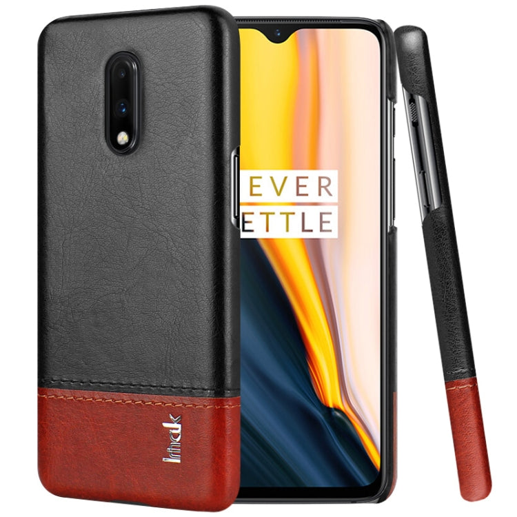 IMAK Ruiyi Series Concise Slim PU + PC Protective Case For OnePlus 7