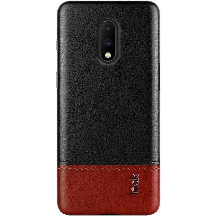 IMAK Ruiyi Series Concise Slim PU + PC Protective Case For OnePlus 7