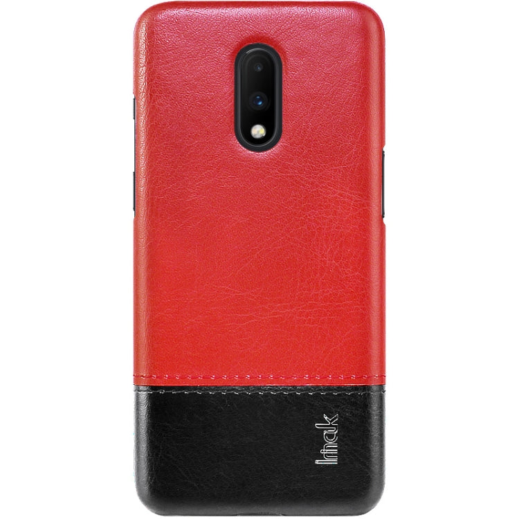 IMAK Ruiyi Series Concise Slim PU + PC Protective Case For OnePlus 7