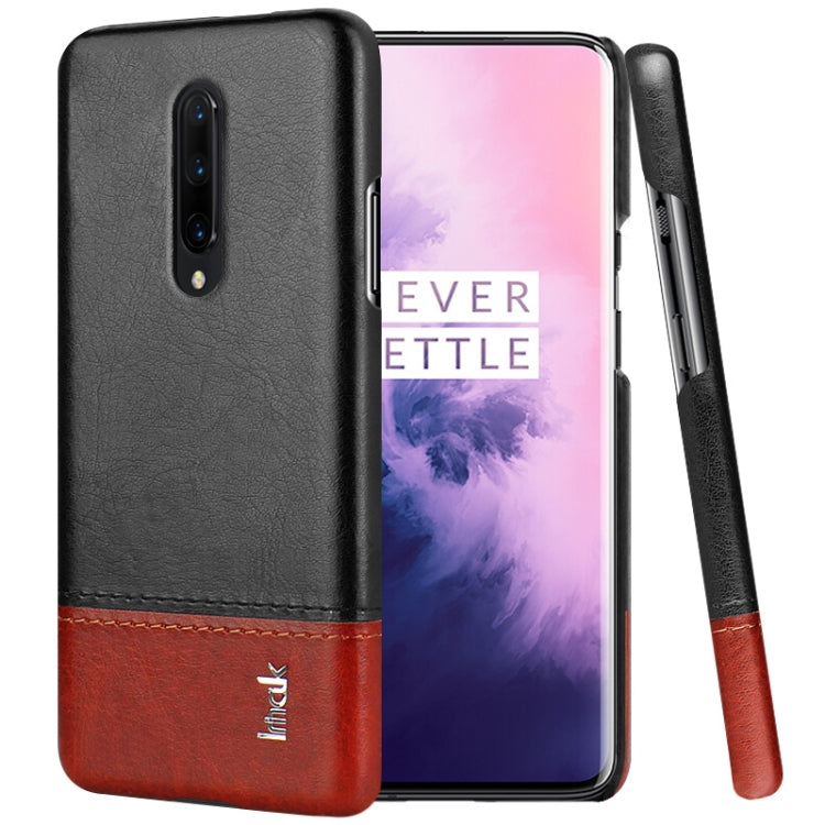 IMAK Ruiyi Series Concise Slim PU + PC Protective Case For OnePlus 7 Pro