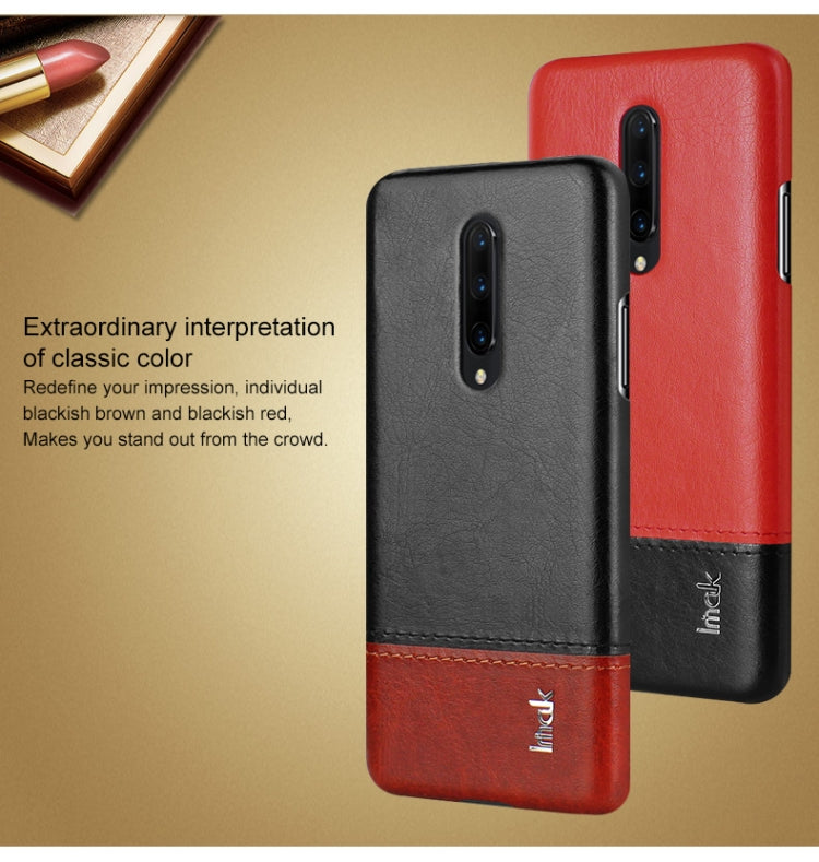 IMAK Ruiyi Series Concise Slim PU + PC Protective Case For OnePlus 7 Pro