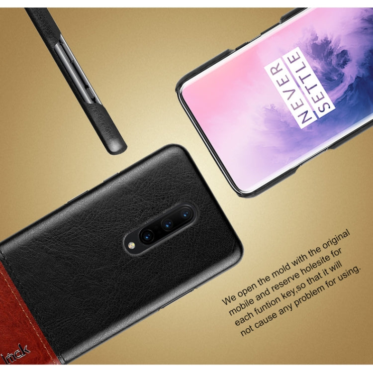 IMAK Ruiyi Series Concise Slim PU + PC Protective Case For OnePlus 7 Pro