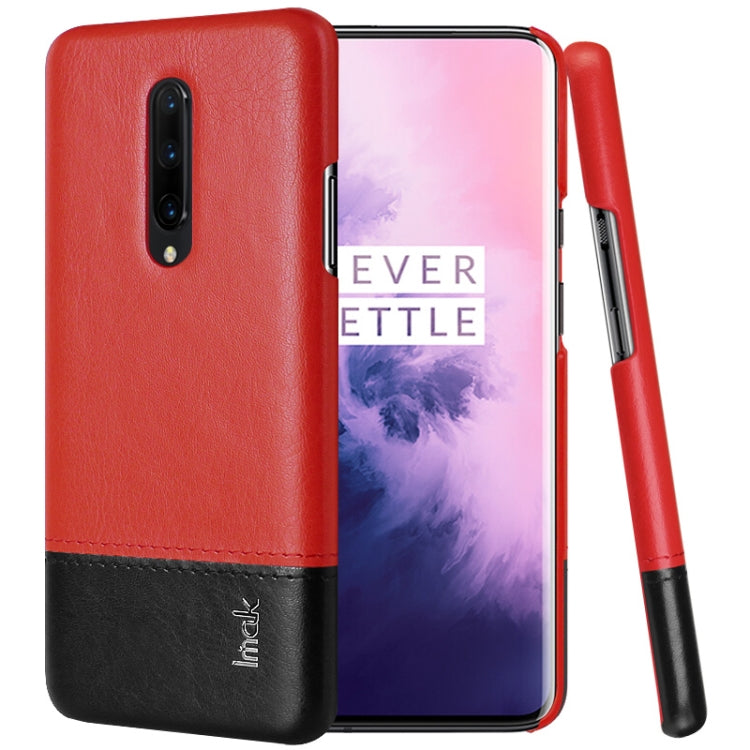 IMAK Ruiyi Series Concise Slim PU + PC Protective Case For OnePlus 7 Pro