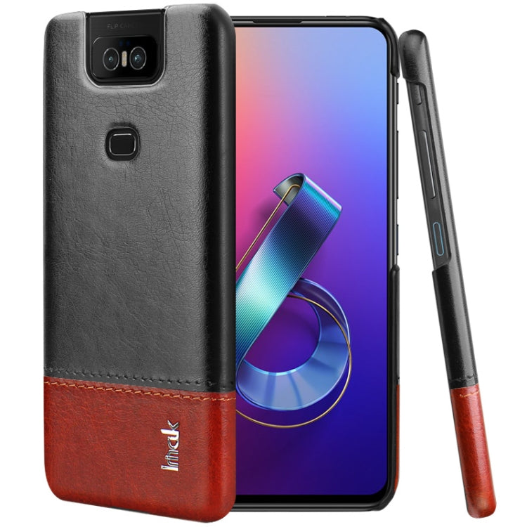IMAK Ruiyi Series Concise Slim PU + PC Protective Case For Asus Zenfone 6 ZS630KL