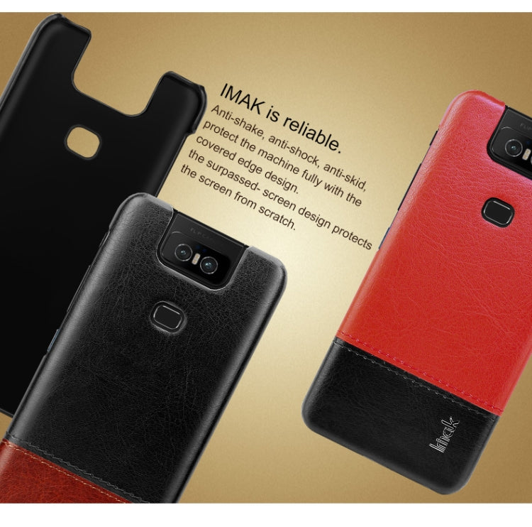 IMAK Ruiyi Series Concise Slim PU + PC Protective Case For Asus Zenfone 6 ZS630KL