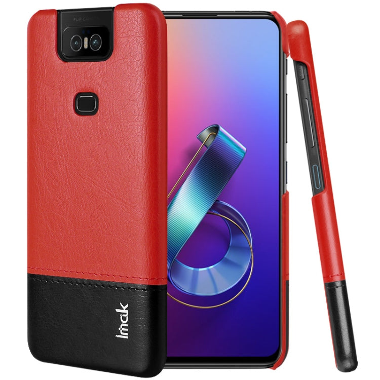 IMAK Ruiyi Series Concise Slim PU + PC Protective Case For Asus Zenfone 6 ZS630KL