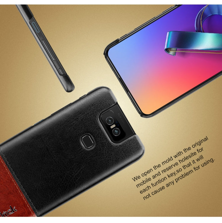 IMAK Ruiyi Series Concise Slim PU + PC Protective Case For Asus Zenfone 6 ZS630KL