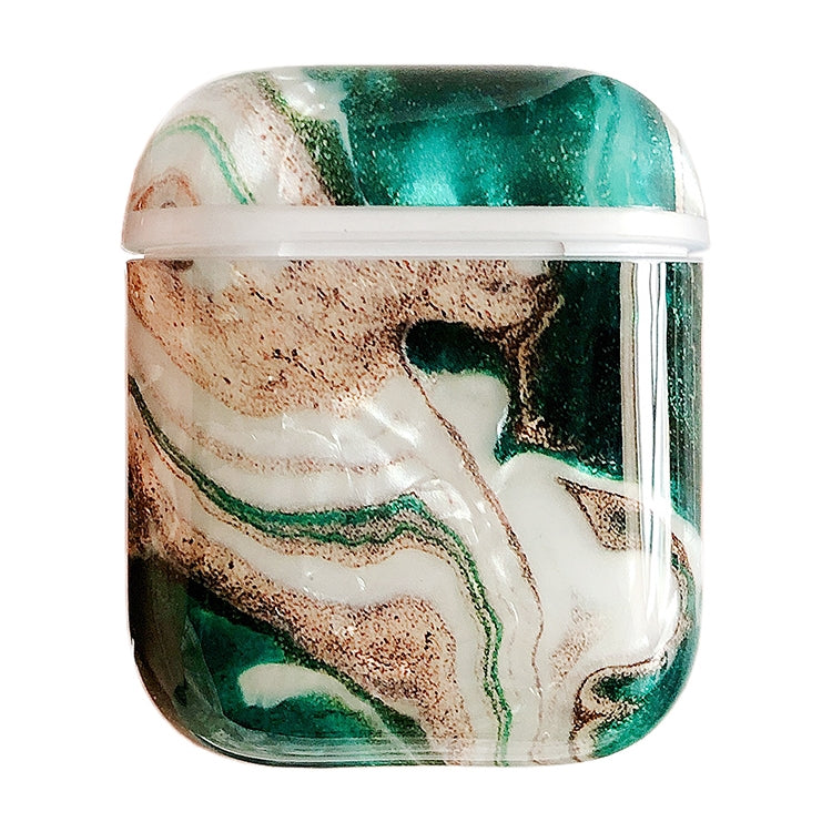 Marble Pattern Earphones Shockproof Protective Case for Apple AirPods 1 / 2