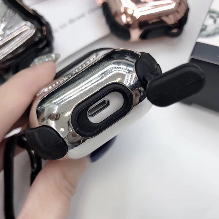 Eagle Pattern Metal Earphones Shockproof Protective Case for Apple AirPods 1 / 2