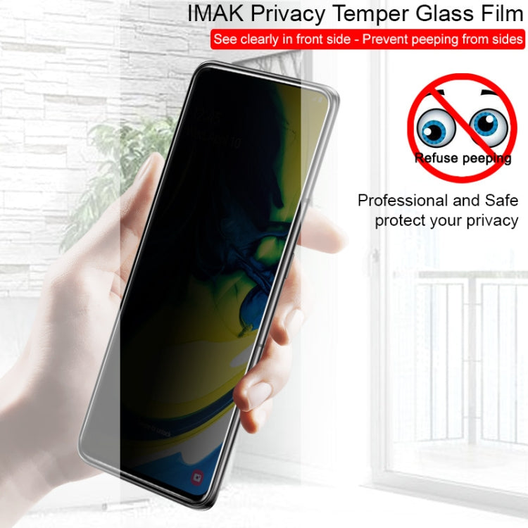 IMAK 9H Surface Hardness Anti-spy Tempered Glass Film Galaxy A80