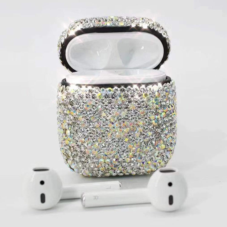 Diamonds Glitter Earphones Shockproof Protective Case for Apple AirPods 1 / 2