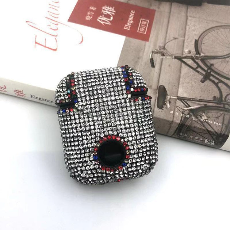 Diamonds Glitter Earphones Shockproof Protective Case for Apple AirPods 1 / 2