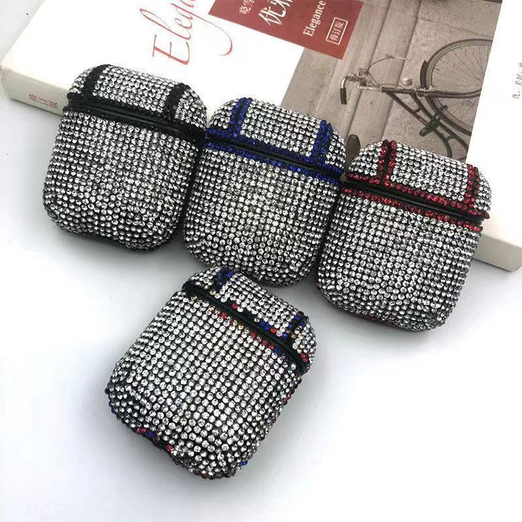 Diamonds Glitter Earphones Shockproof Protective Case for Apple AirPods 1 / 2