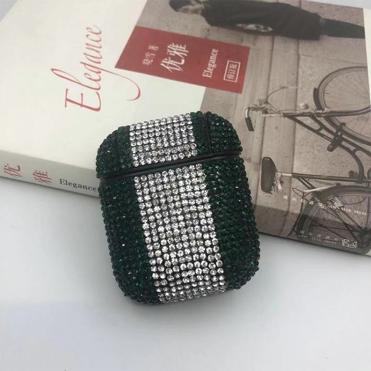 Diamonds Glitter Earphones Shockproof Protective Case for Apple AirPods 1 / 2