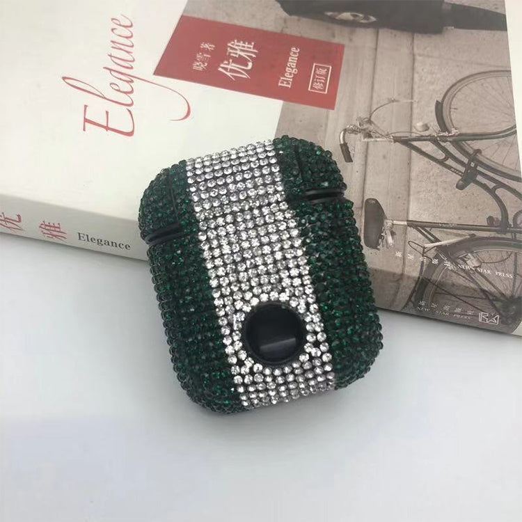 Diamonds Glitter Earphones Shockproof Protective Case for Apple AirPods 1 / 2