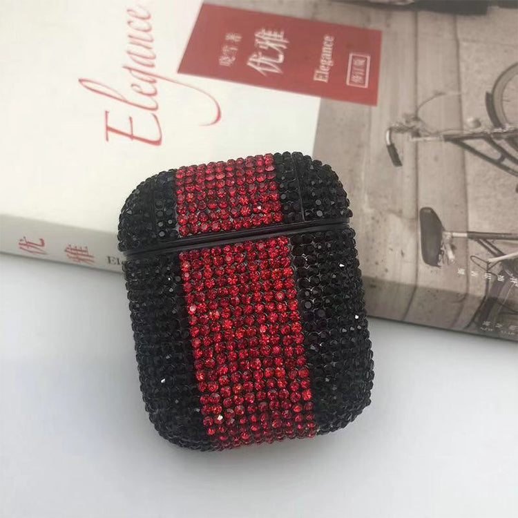 Diamonds Glitter Earphones Shockproof Protective Case for Apple AirPods 1 / 2